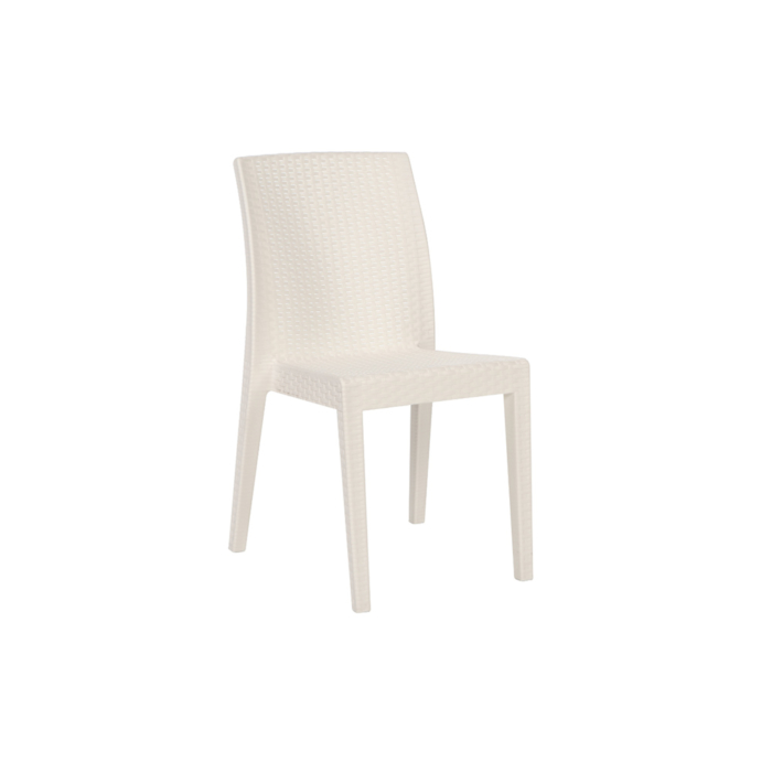 Cadeira Jade sem braços, cor branca