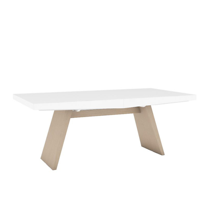 Mesa de Jantar Uno madeira lacada em branco