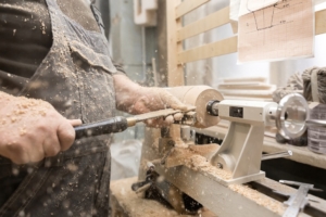 Man doing manual carpentry work