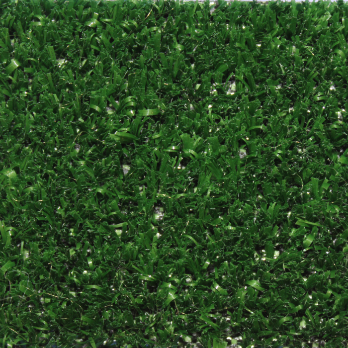 Green synthetic turf