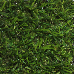 Green synthetic turf