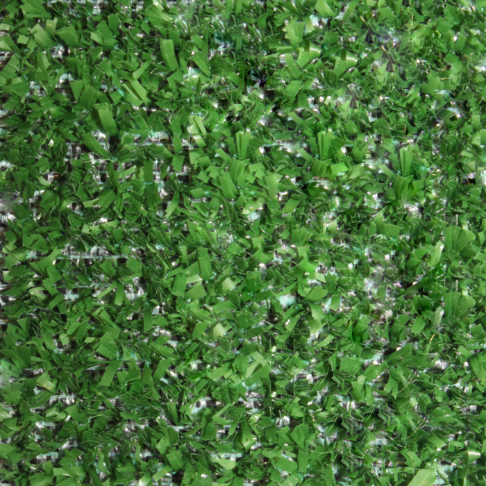 Green synthetic turf