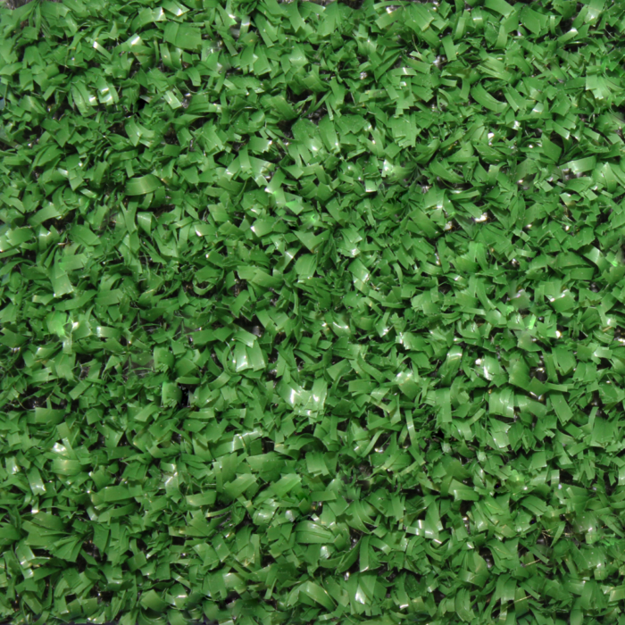 Green synthetic turf