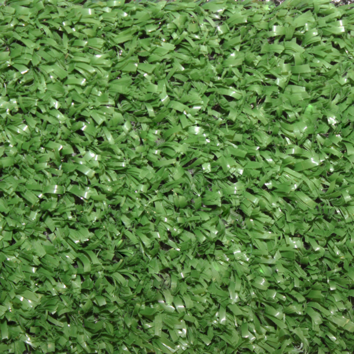 Green synthetic turf