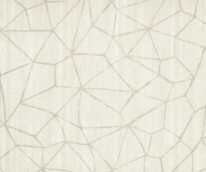 Beige wallpaper with geometric shapes