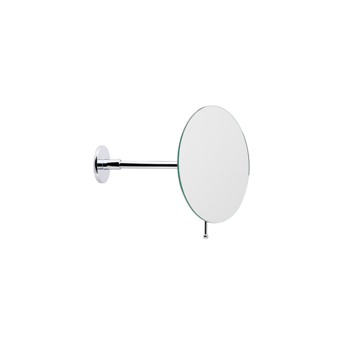 Round mirror , fixed on the wall, with 3x magnification