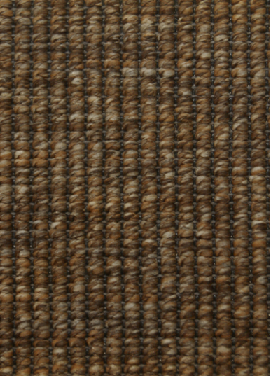 Sisal carpet with some relief in dark brown colour