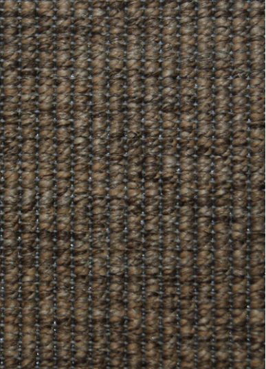Sisal carpet with some relief in brown colour
