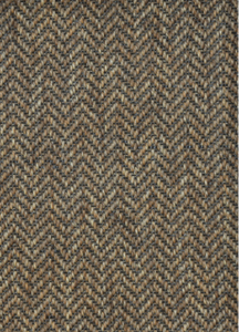 Sisal carpet with some relief in brown colour