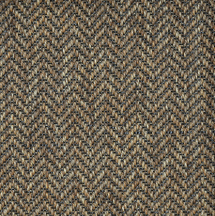 Sisal carpet with some relief in brown colour