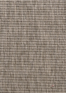 Sisal carpet with some relief in brown and black colours