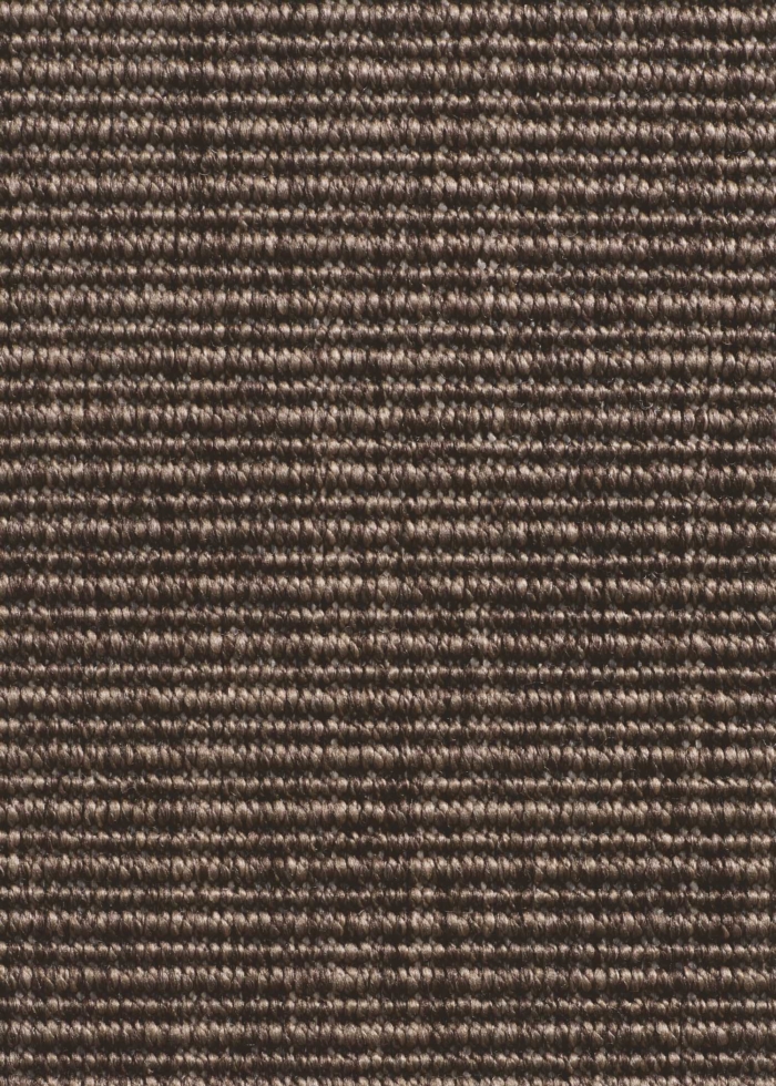 Sisal carpet with some relief in brown colour
