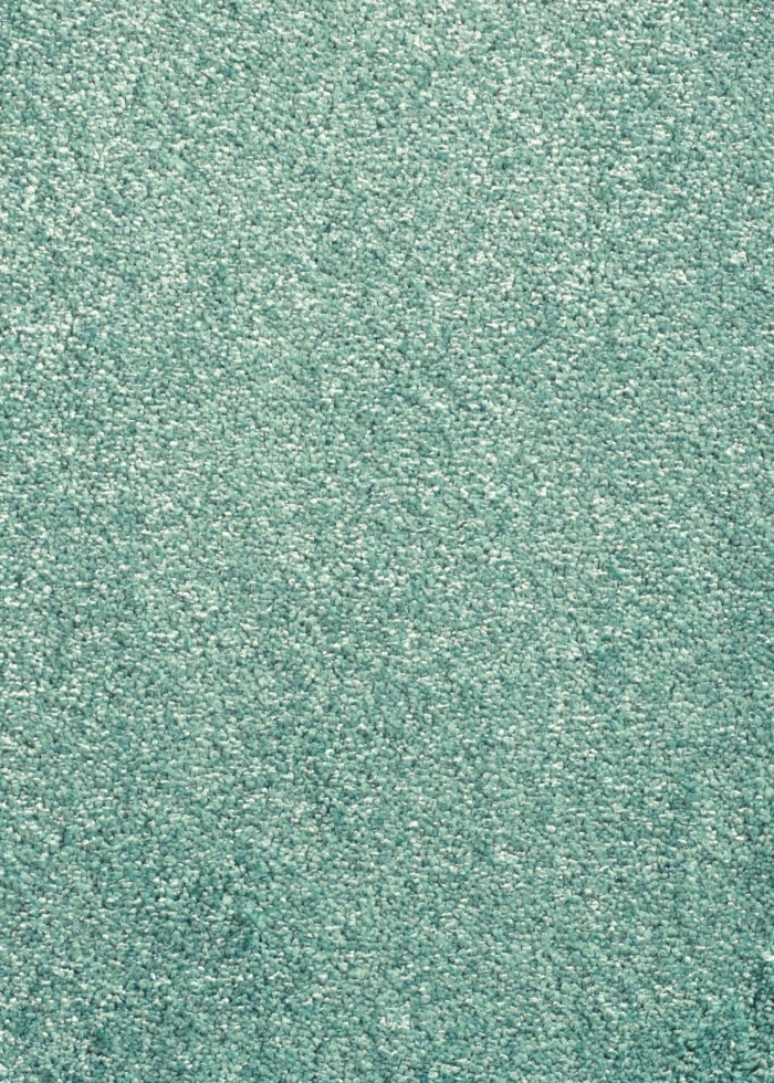 Green medium-length rug