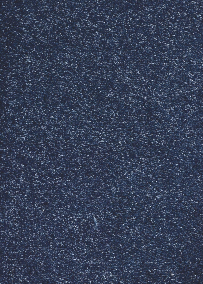Dark blue medium-length rug