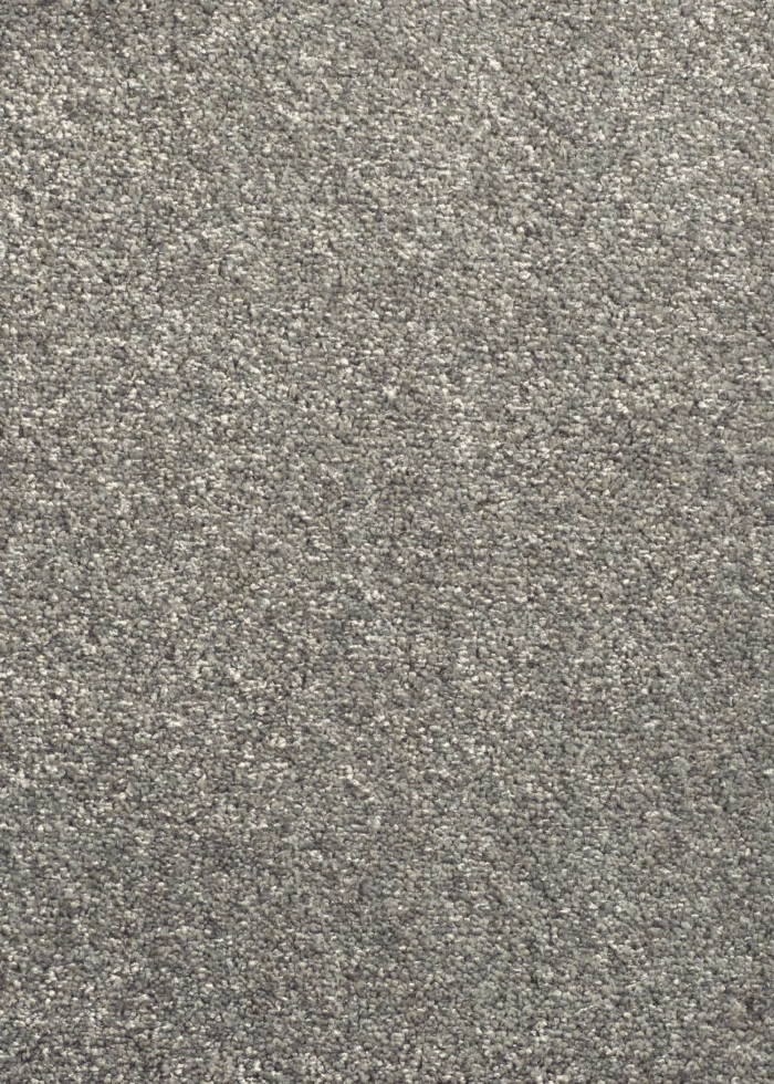 Grey medium-length rug