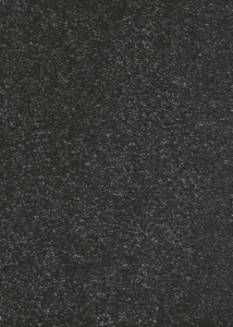 Black medium-length rug
