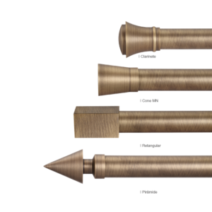 Different types of end in the rod