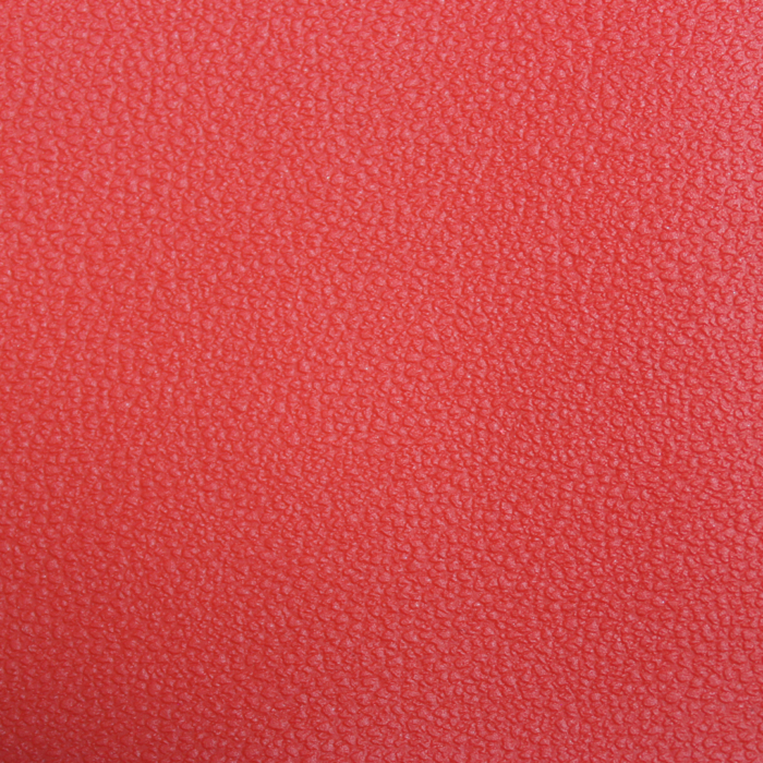 Red synthetic marine upholstery fabric