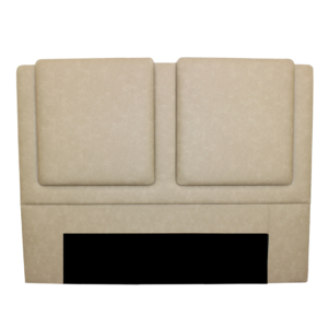 Beige headboard with synthetic marine fabric