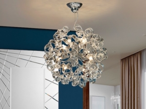 Cylindrical pendant lamp