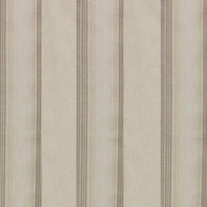 Beige fabric for curtain with vertical stripes