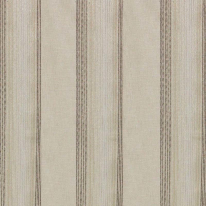 Beige fabric for curtain with vertical stripes